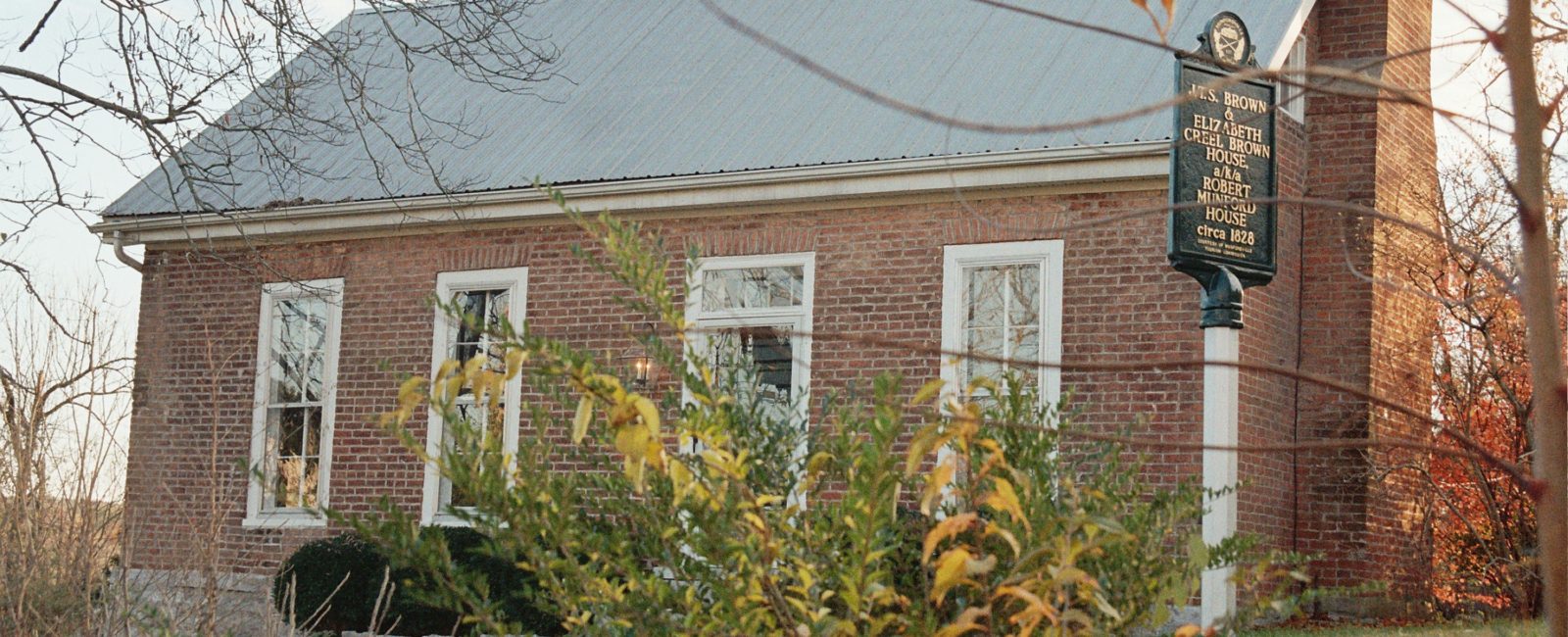 J.T.S. & Elizabeth Creel-Brown House, 1825