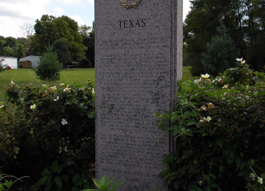 Civil War Monument, Terry’s Texas Rangers