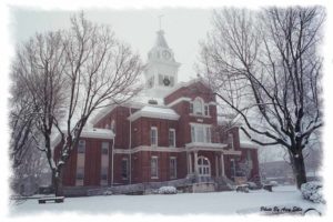 courthouse in winter
